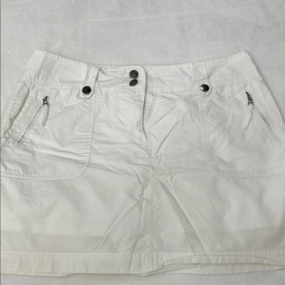 NEW YORK & COMPANY Women's White Casual SKORTS SIZE 12